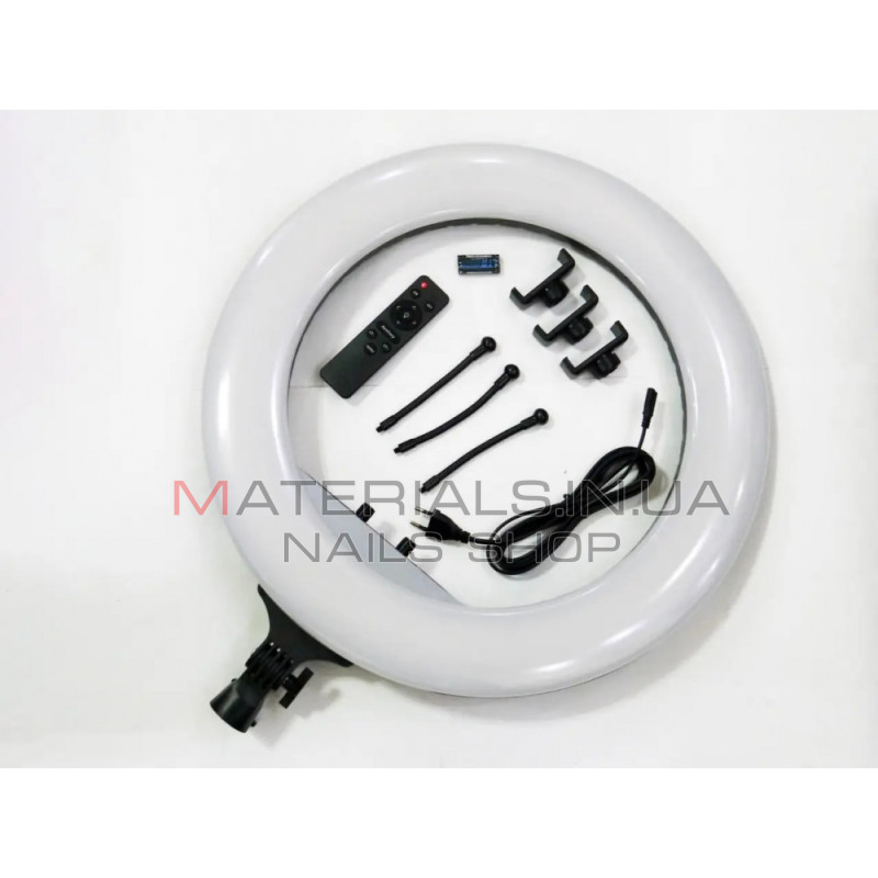 Лампа Кольцевая LED RL-21 Original 54 cm  65w  416 Lights | Remote I 3m cable with plug  I 3 holder I handle bag