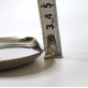 Лоток металлический для инструментов плоский (18х8,5 см), silver