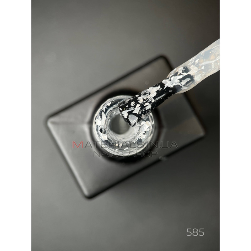Гель лак Star gel 585 Дизайнер (9мл.) - с хлопьями Юки Гель лак Star gel 585 Дизайнер (9мл.) - с хлопьями Юки