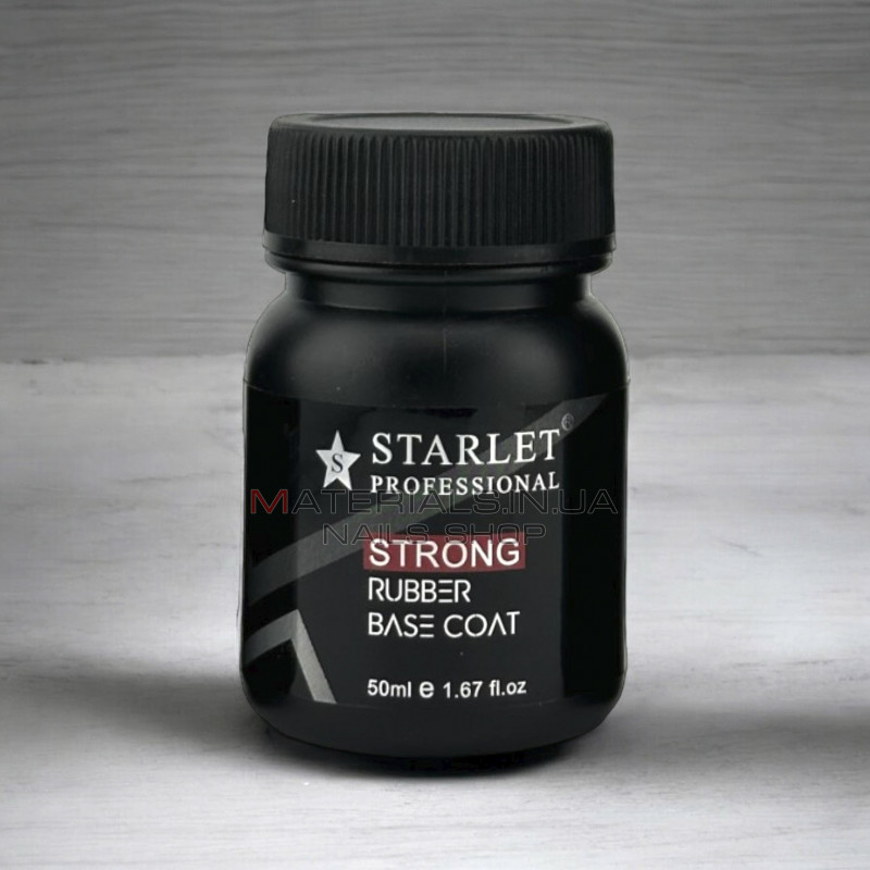 База каучуковая Strong Rubber Base Coat Starlet, 50 мл База каучуковая Strong Rubber Base Coat Starlet, 50 мл