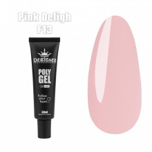 Полигель (60 мл.) Дизайнер F13 Pink Deligh