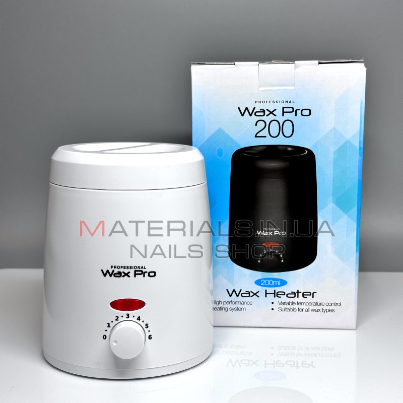 Мини воскоплав для депиляции WAX PRO 200, белый