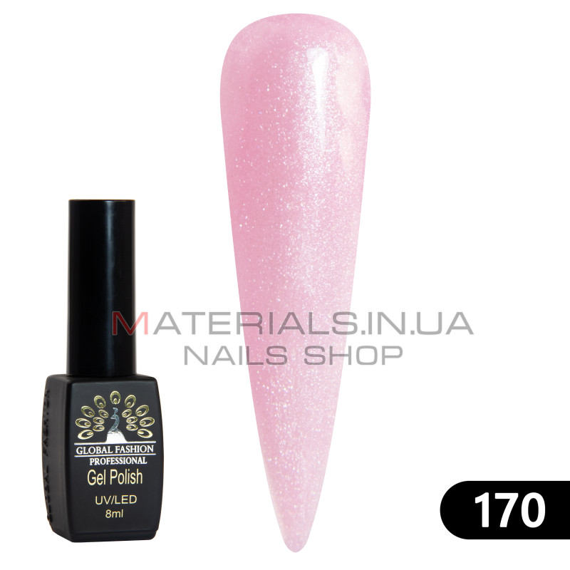 Гель лак BLACK ELITE 170, Global Fashion 8 мл