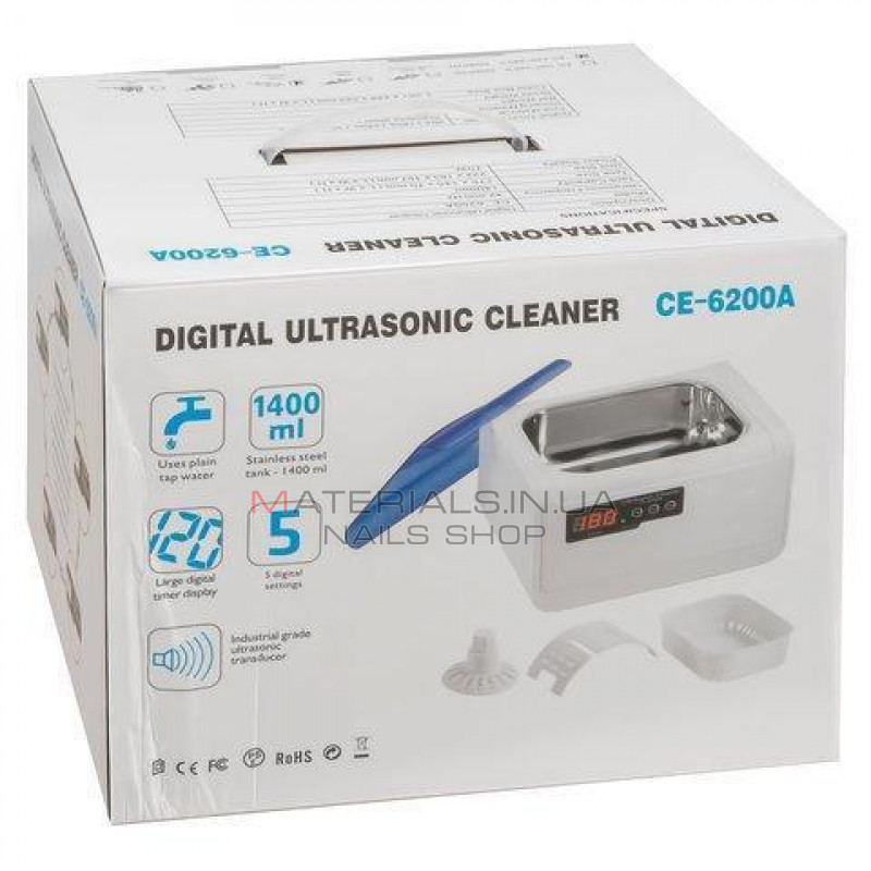 Ультразвуковой очиститель CE-6200A, 1.4л Ультразвуковой очиститель CE-6200A, 1.4л