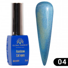 Гель-лак кошачий глаз Rainbow Laser cat eyes, 8 мл 04