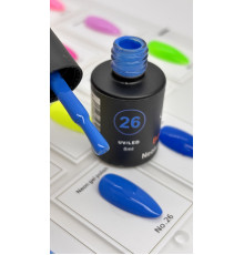 Гель-лак неоновый для ногтей Bee Nails neon gel polish, №26