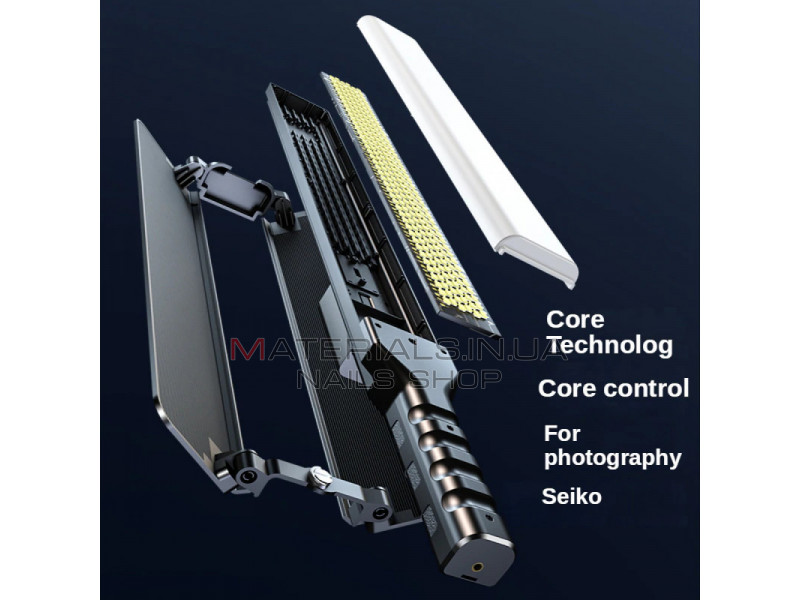 Лампа LED видео Handheld Fill Light Stick R1000 RGB 40x6.5 cm 204 Lights 3000K-6000K 18W 360 ° CRI 95