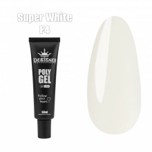 Полигель (60 мл.) Дизайнер F4 Super White