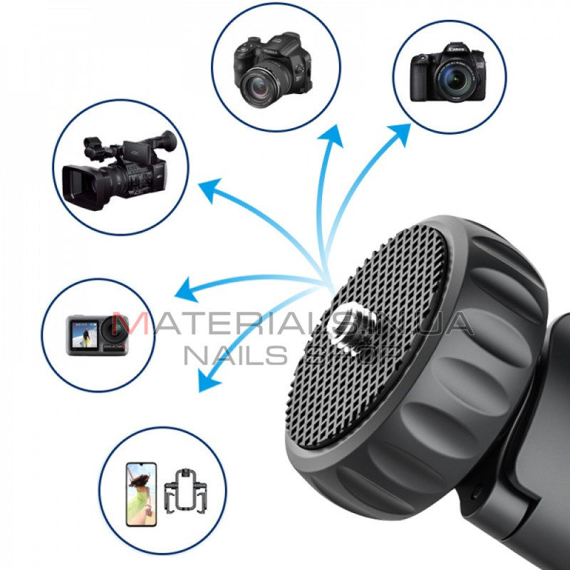 Штатив Tripod Veron TS-05, багатофункціональний, 1,90 м, ¼