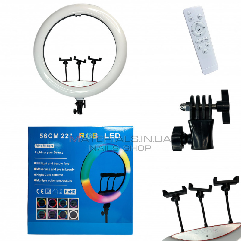 Лампа Кольцевая RGB LED (56 cm) NNNN Лампа Кольцевая RGB LED (56 cm) NNNN