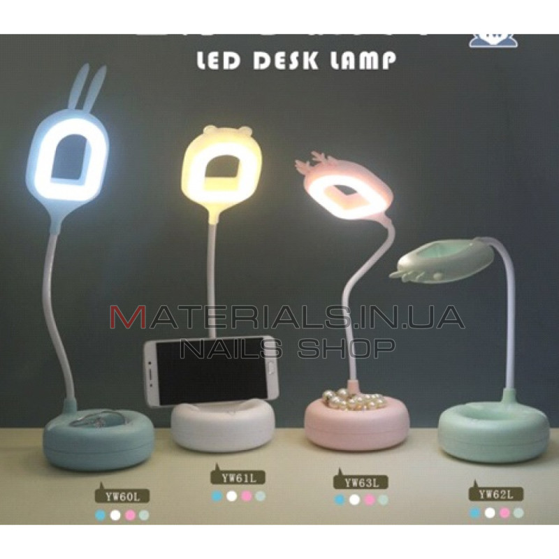 Дитяча настільна LED-лампа 60L, акумулятор 1200 мА·год