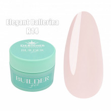 Builder Gel 15 мл., Дизайнер (Моделирующий гель) R14 Elegant Ballerina