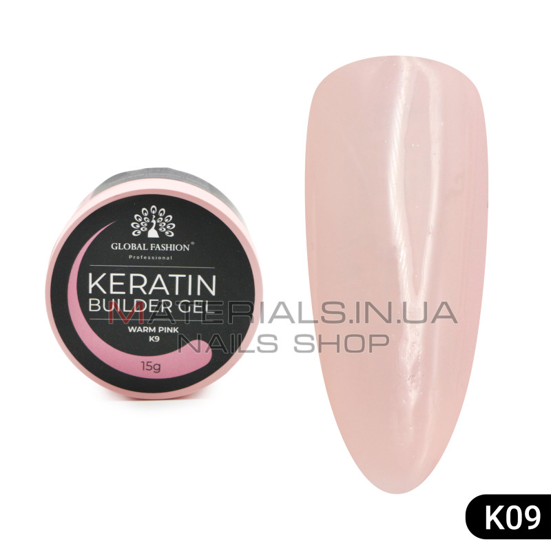 KERATIN BUILDER GEL, Global Fashion, 15 g, K9