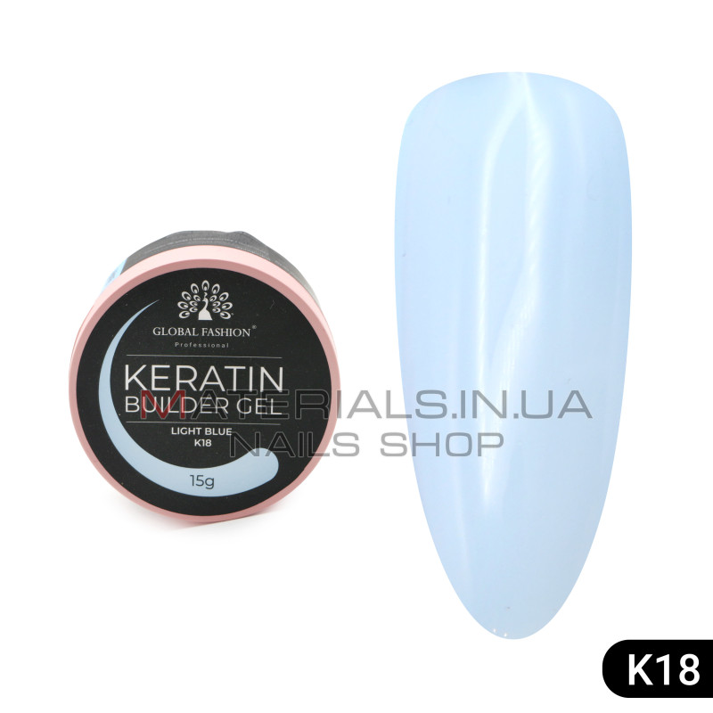 KERATIN BUILDER GEL, Global Fashion, 15 g, K18