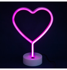 Ночной светильник Neon Lamp series — Heart Pink