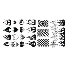 Диск для стемпінгу Designer металевий (12x6 см) №247