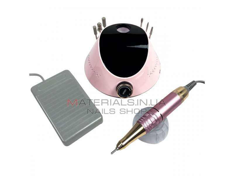 Фрезер для манікюру з насадками Nail Drill ZS-232 65 Вт 45000об/хв машинка для нігтів, шліфування лаку, makeup