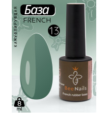 База для нігтів French rubber base Bee Nails №13