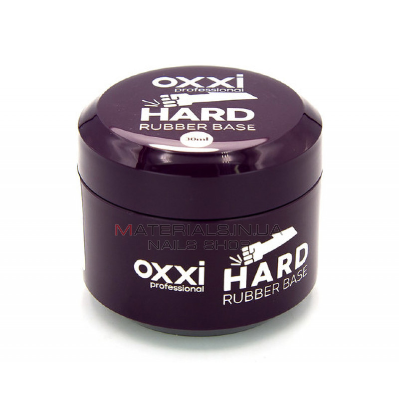 База каучукова для гель-лаку Oxxi Professional Hard Rubber Base, 30 мл