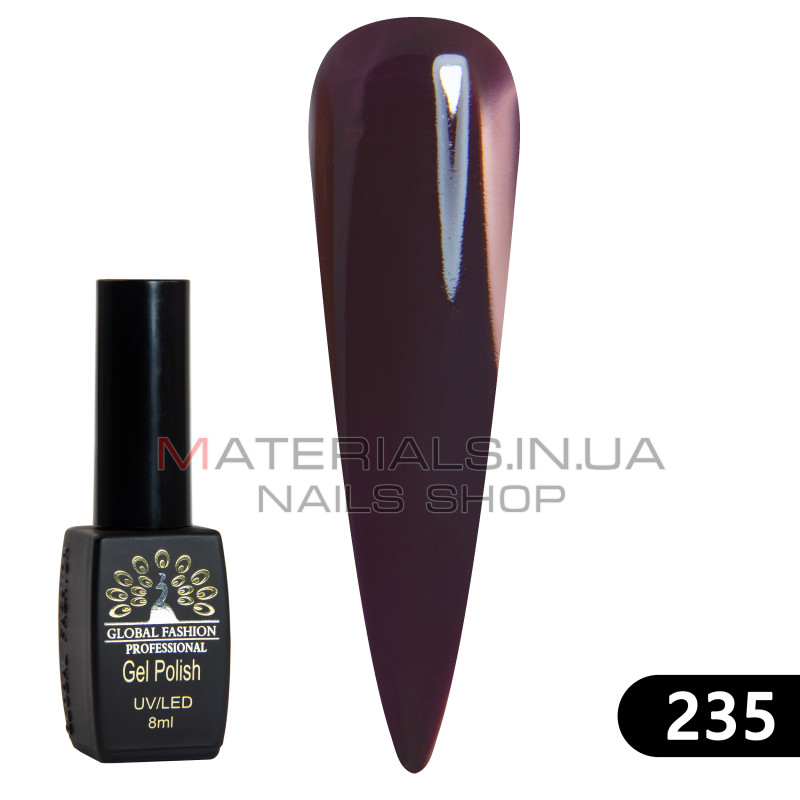 Гель лак BLACK ELITE 235, Global Fashion 8 мл