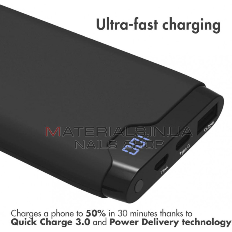 Power Bank Imoshion, 10000 мА·год — Green