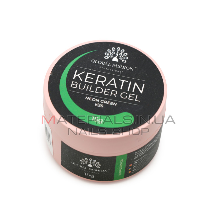 KERATIN BUILDER GEL, Global Fashion, 15 g, K25