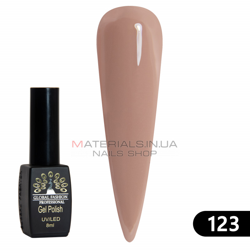 Гель лак BLACK ELITE 123, Global Fashion 8 мл