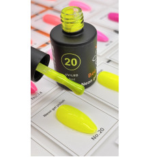 Гель-лак неоновый для ногтей Bee Nails neon gel polish, №20