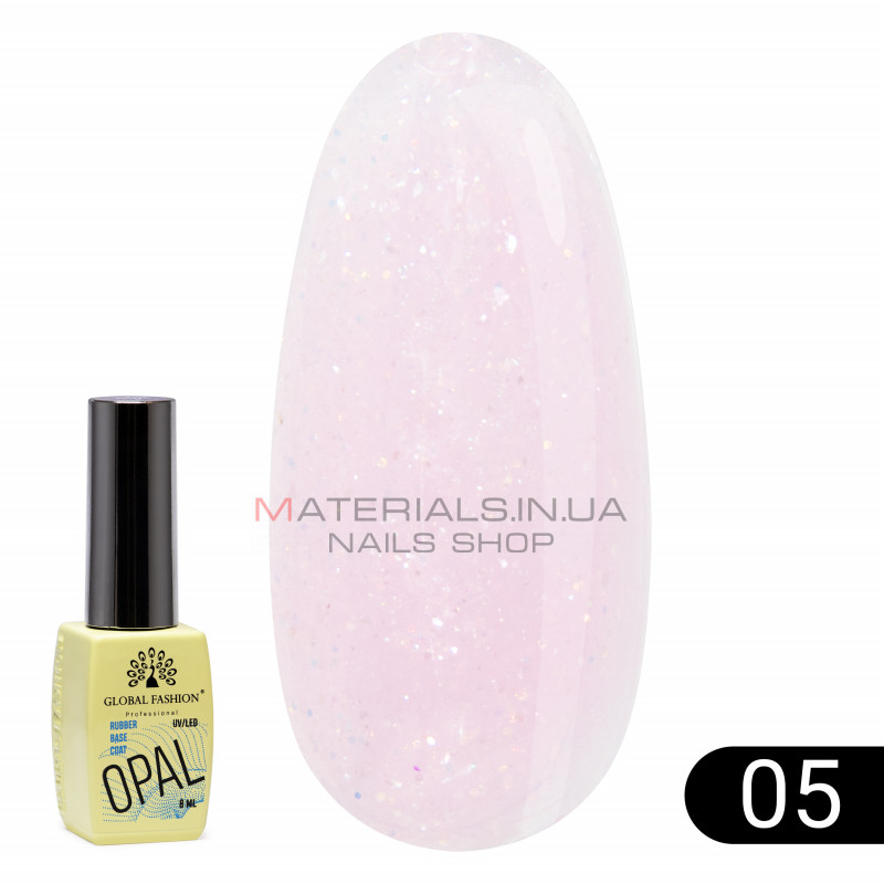 Каучукова база Opal Global Fashion 8 мл, 05 Каучукова база Opal Global Fashion 8 мл, 05