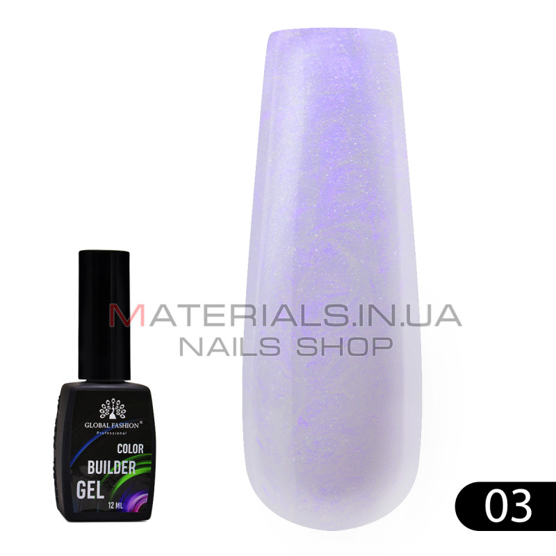 Кольоровий гель для нігтів Color Builder Gel 12 мл, 03