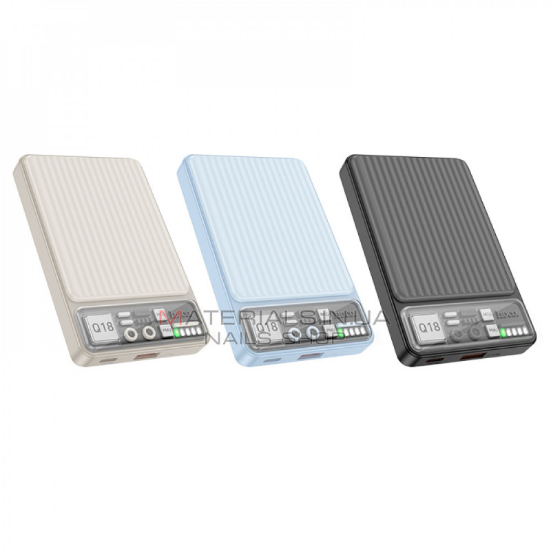 Power Bank 10000 mAh | 22.5W — Hoco Q18 — Black Power Bank 10000 mAh | 22.5W — Hoco Q18 — Black