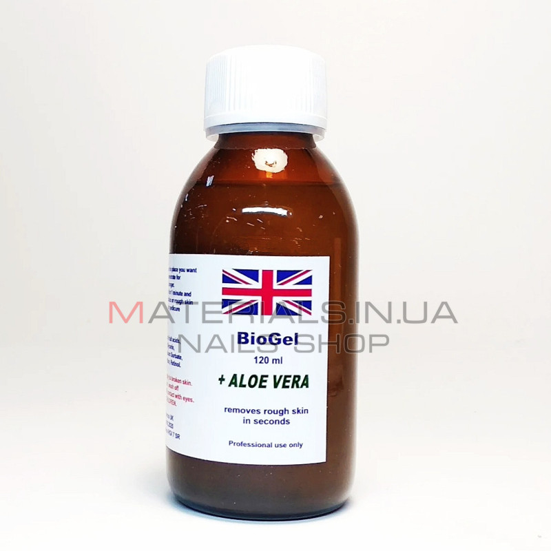 Ремувер для педикюру BioGel (червона віра), 120мл