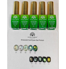 Гель-лак Global Fashion Emerald Cat Eyes, 03 (8 мл)