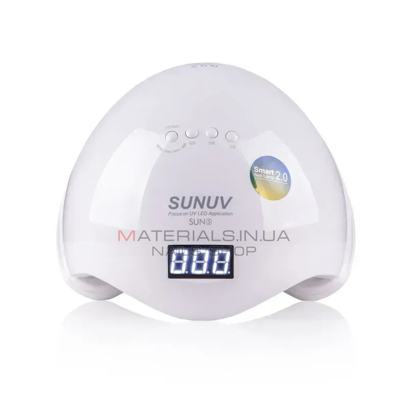 LED UV Лампа SUN 5 48W White для манікюру (Оригінал) LED UV Лампа SUN 5 48W White для манікюру (Оригінал)