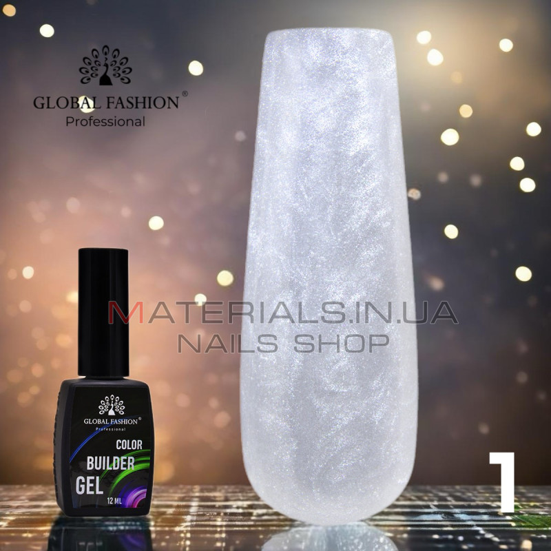 Кольоровий гель для нігтів Color Builder Gel 12 мл, 01