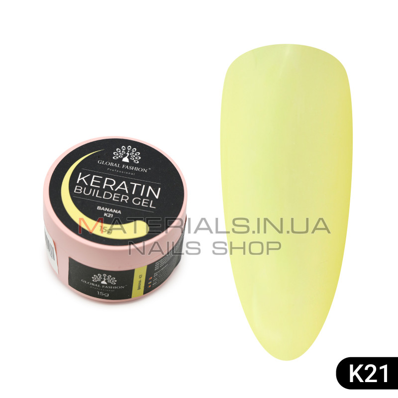 KERATIN BUILDER GEL, Global Fashion, 15 g, K21