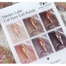 Гель лак кошачий глаз Honey Latte
