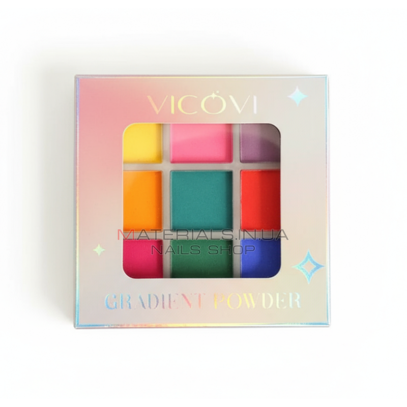 Пигмент для дизайна ногтей Vicovi Gradient Powder №03 Пигмент для дизайна ногтей Vicovi Gradient Powder №03