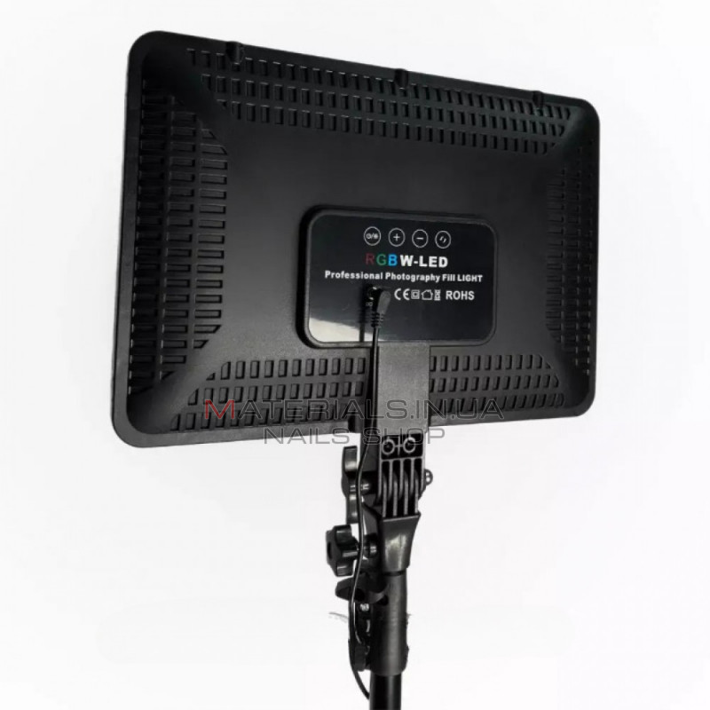 Лампа видеосвет LED RGB | PM-36 | 36x25 cm | 352 Lights | 2700K-6000K | Remote | Adapter | Лампа видеосвет LED RGB | PM-36 | 36x25 cm | 352 Lights | 2700K-6000K | Remote | Adapter |