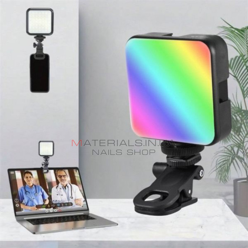 Лампа видеосвет LED AY-83 RGB