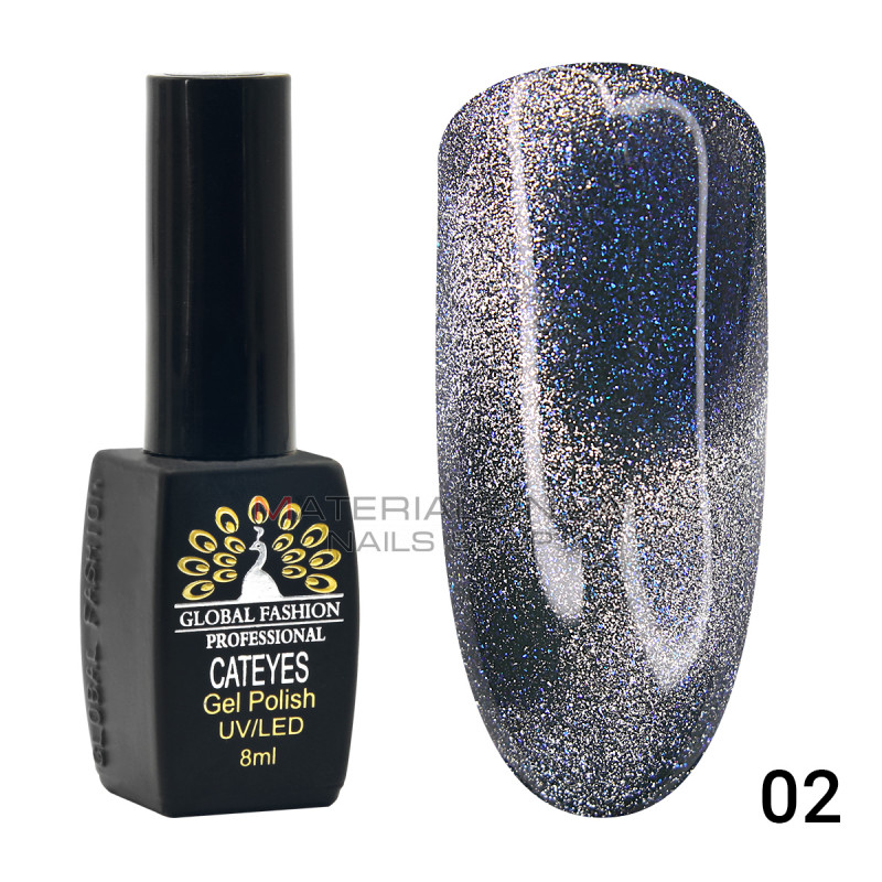 Гель лак кошачий глаз 24D Wild 02 Гель лак кошачий глаз 24D Wild 02