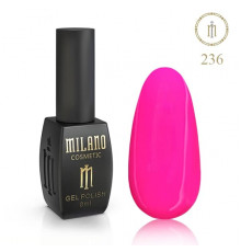 Гель лак MILANO 8 мл № 236