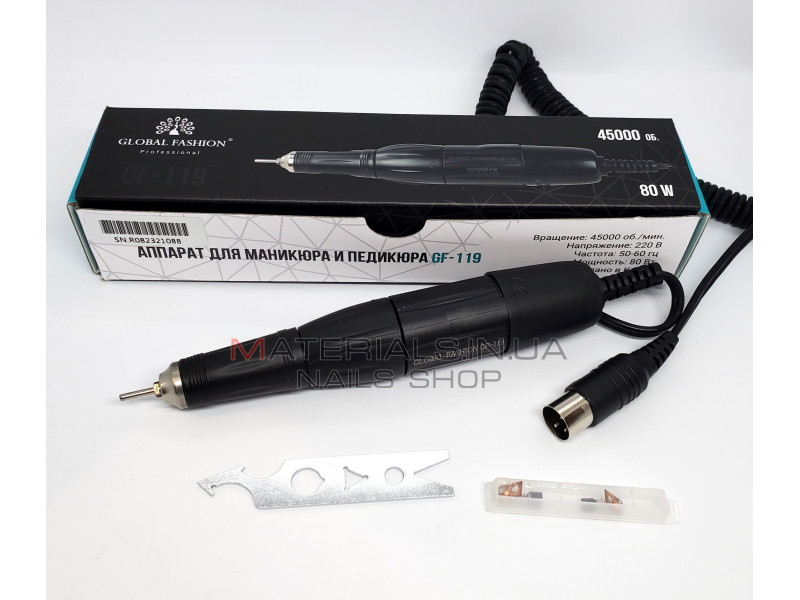 Ручка для фрезера GF-119 65-80Вт Global 45000 об. (Корея)