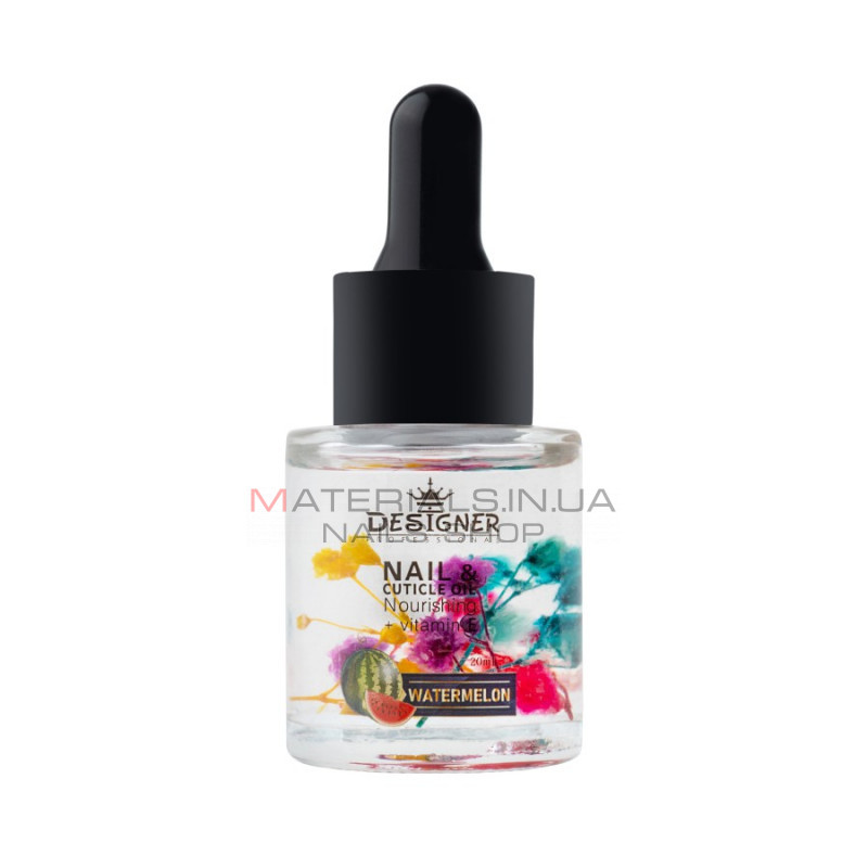Масло для кутикулы 20 мл. (Арбуз №10) - Nail&Cuticle oil от Дизайнер Масло для кутикулы 20 мл. (Арбуз №10) - Nail&Cuticle oil от Дизайнер