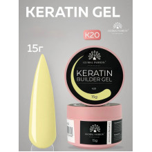 Keratin builder gel, K20, Global Fashion, 15 г