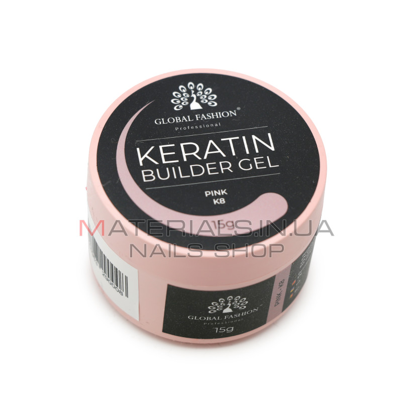 KERATIN BUILDER GEL, Global Fashion, 15 g, K8