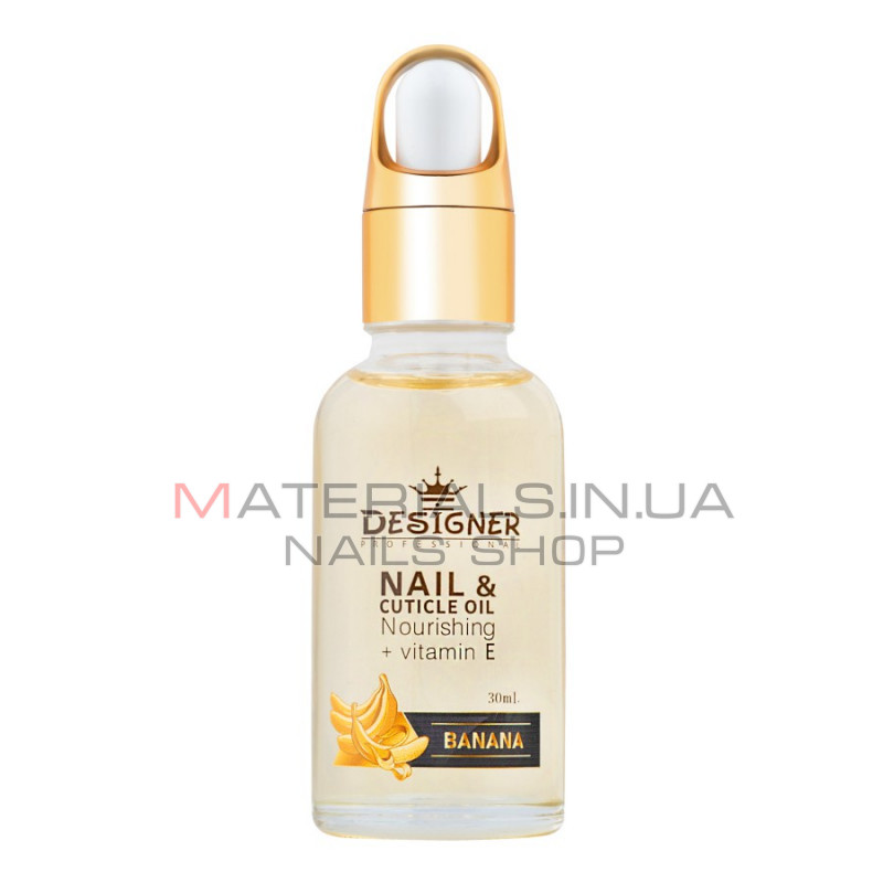 Олія для кутикули 30 мл. (Банан №3) - Nail&Cuticle oil від Дизайнер
