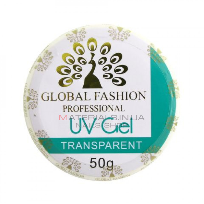 Гель Global Fashion 50 г прозрачный Гель Global Fashion 50 г прозрачный