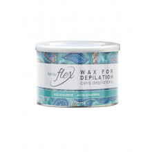 Теплый воск в банке Italwax FLEX - Аквамарин, 400 г.