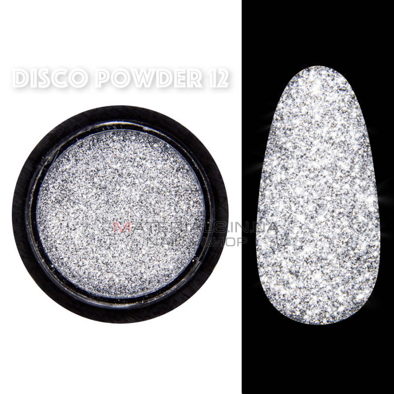 Disco powder Світловідбивне втирання Designer Professional №12 Disco powder Світловідбивне втирання Designer Professional №12